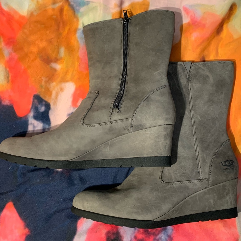 UGG Joley Waterproof Wedge Boots